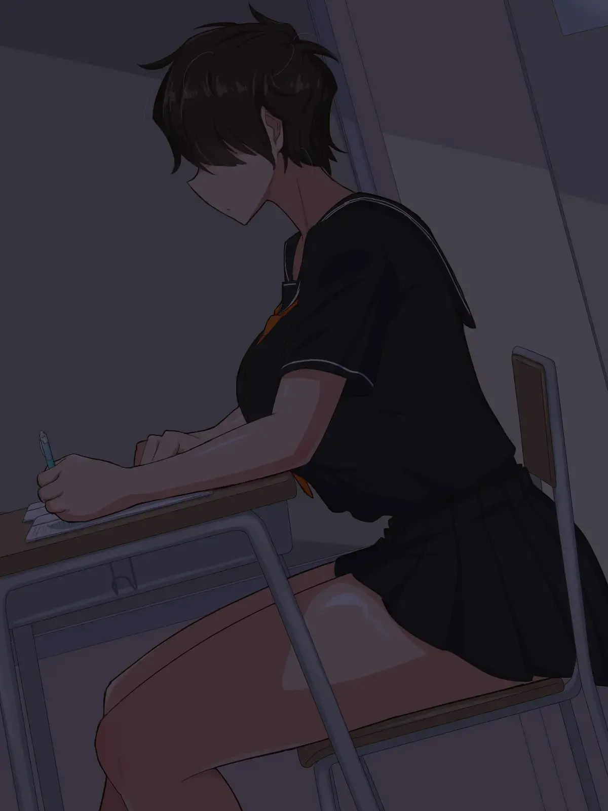 Tonari No Seki No Mekakure Bitch | 옆자리 가린 눈 빗치